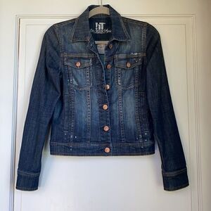 Lightly Distress Denim Jacket By IT Jeans